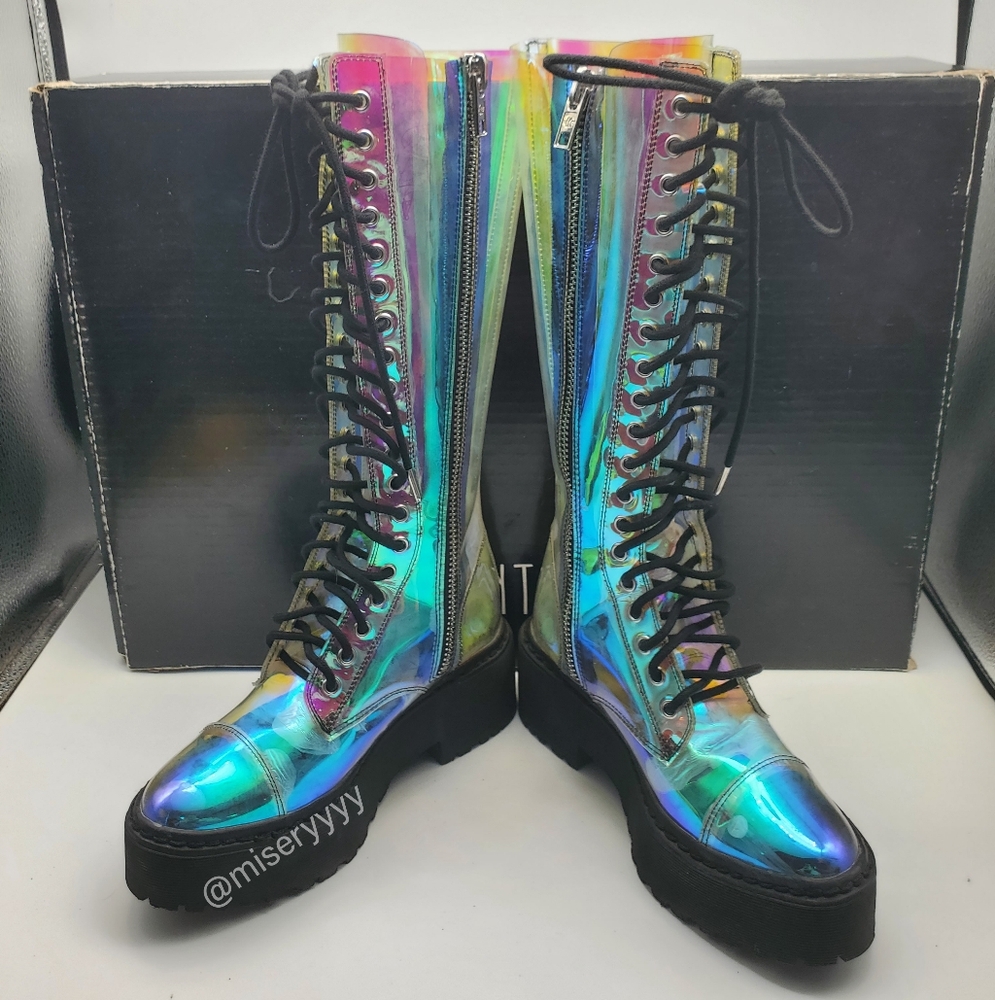 *WORN* DEADSTOCK In Box Dolls Kill/Current Mood Boots
